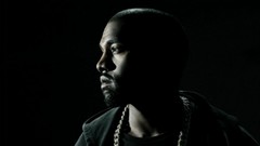 Black side view kanye west shadows headshot Yeezy Taught Me 