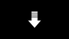 Black simple signs black background down arrows minimalistic
