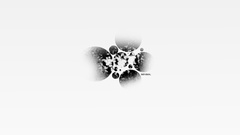 Black simple white white background minimalistic