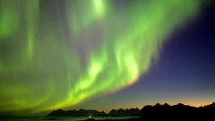 Black skylines dark aurora