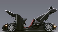 Black Sports Car cars Koenigsegg CCXR