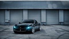 Black Sports Car cars Maserati Supercars