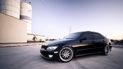Black Sports tuning cars wheels Lexus vehicles sports cars