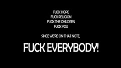 Black text angry black