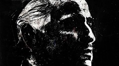 Black The Godfather marlon brando artwork Vito Corleone