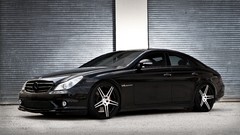 Black tuning cars German Mercedes-Benz CLS-Class V8 Supercars 