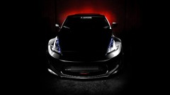 Black tuning cars nissan 370z