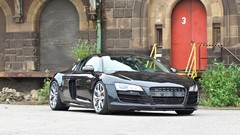 Black tuning phantom cars supercar static audi r8