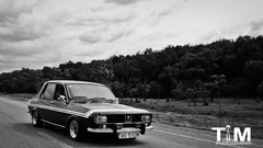 Black tuning retro Dacia 1300