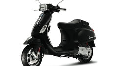 Black Vespa bike