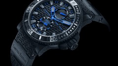 Black wall mechanism watches ulysse nardin