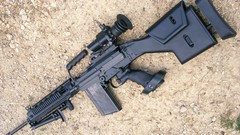 Black War weapons Guns optics scope military sniper Arms 