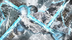 Black white abstract