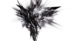 Black white abstract minimalistic