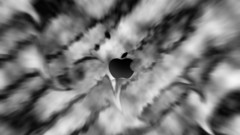 Black white apple inc