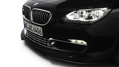 Black white BMW German BMW 6 series license plates AC Schnitzer