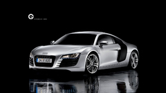 Black white cars Audi