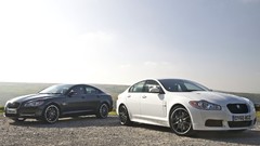 Black white cars Jaguar XF