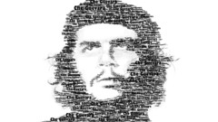 Black white Che Typography