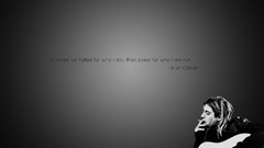 Black white Cigarettes grunge smoking nirvana kurt cobain Quotes