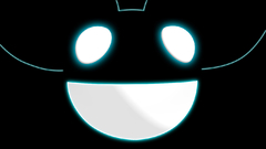 Black white deadmau5 glow