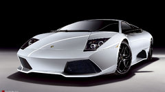 Black white Lamborghini