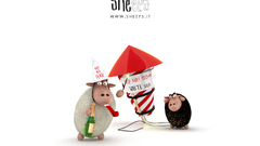 Black white sheep 3d