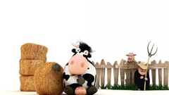 Black white sheep digital