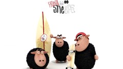 Black white sheep digital