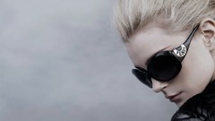 Black white woman glasses jackets blondes