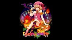Black wings Halloween touhou flandre scarlet