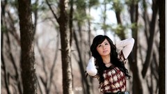 Black woman brown asians tan models Korean Ryu Ji Hye