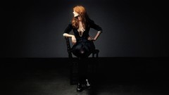 Black woman chairs pantyhose redheads cleavage