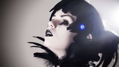 Black woman emo pale models portraits top model emo girls emo 