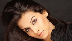 Black woman faces brown eyes brunettes indian vidya balan