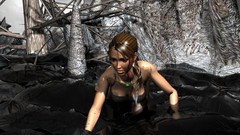 Black woman game video tomb raider lara croft swamps video games