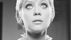 Black woman monochrome Actress zooey deschanel