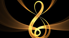 Black yellow abstract