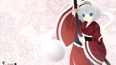 Blade Anime anime girls konpaku youmu touhou Japanese clothes