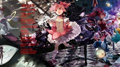 Blade Anime anime girls mahou shoujo madoka magica akemi homura 