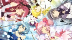 Blade Anime anime girls mahou shoujo madoka magica akemi homura 