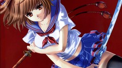 Blade Anime anime girls school uniforms akatsuki seifuku kiba 