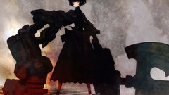 Blade Anime anime girls strength black rock shooter huke