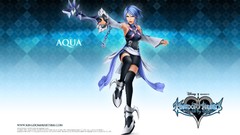 Blade Anime blue hair anime girls blue eyes aqua Kingdom Hearts