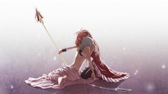 Blade Anime blue hair long hair anime girls short hair mahou 