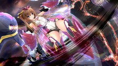 Blade Anime brown long hair anime girls green eyes infinite 