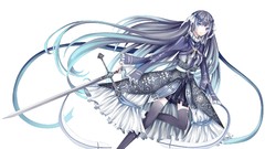 Blade Anime dress long hair anime girls