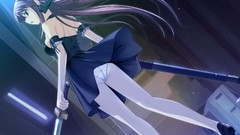 Blade Anime dress long hair anime girls rei game cg underwear 