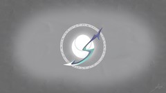 Blade League of Legends artwork Diana video games moon light