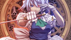 Blade touhou izayoi sakuya boobs